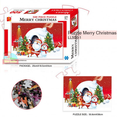Puzzle Merry Christmas : LL500-1